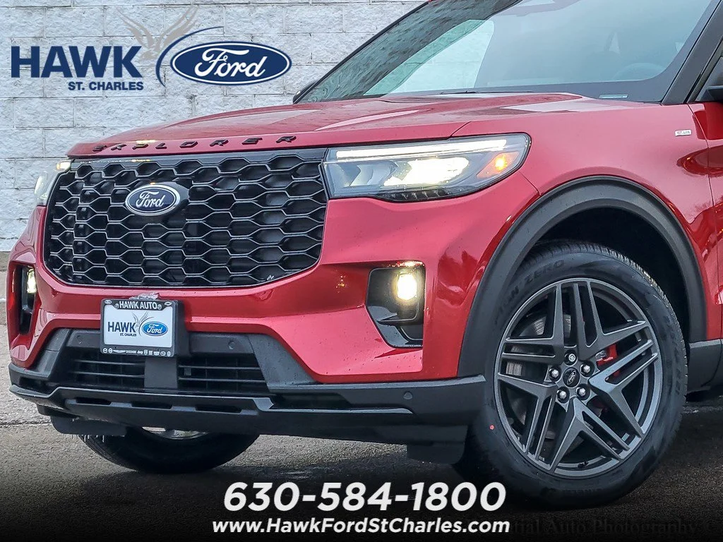 New 2026 Rapid Red Metallic Tinted Clearcoat Ford ST-Line image 1