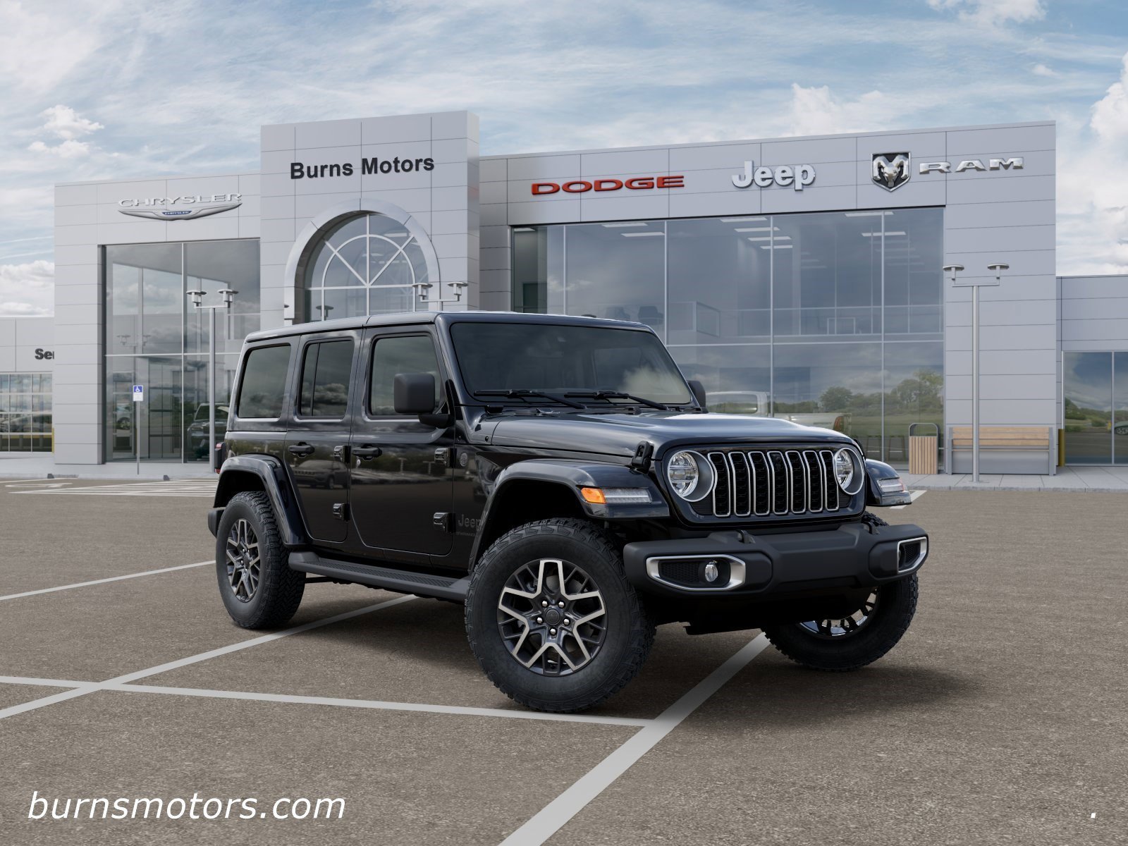 New 2026 Black Clear-Coat Exterior Paint Jeep Sahara 4-Door image 5