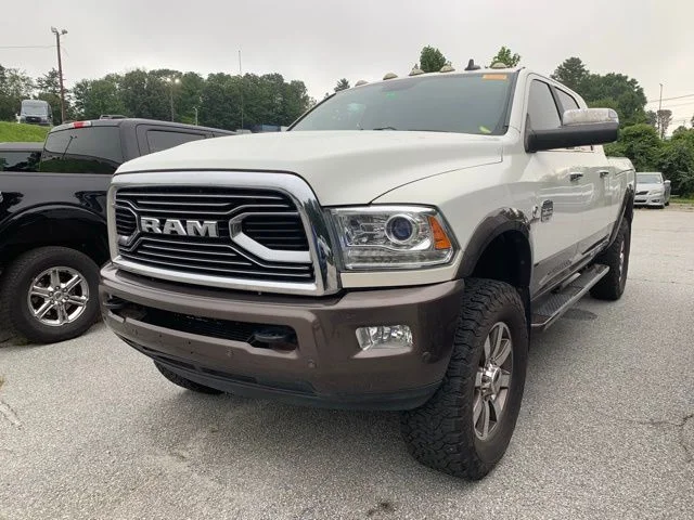 Used 2018 Pearl White Ram Laramie Longhorn image 4