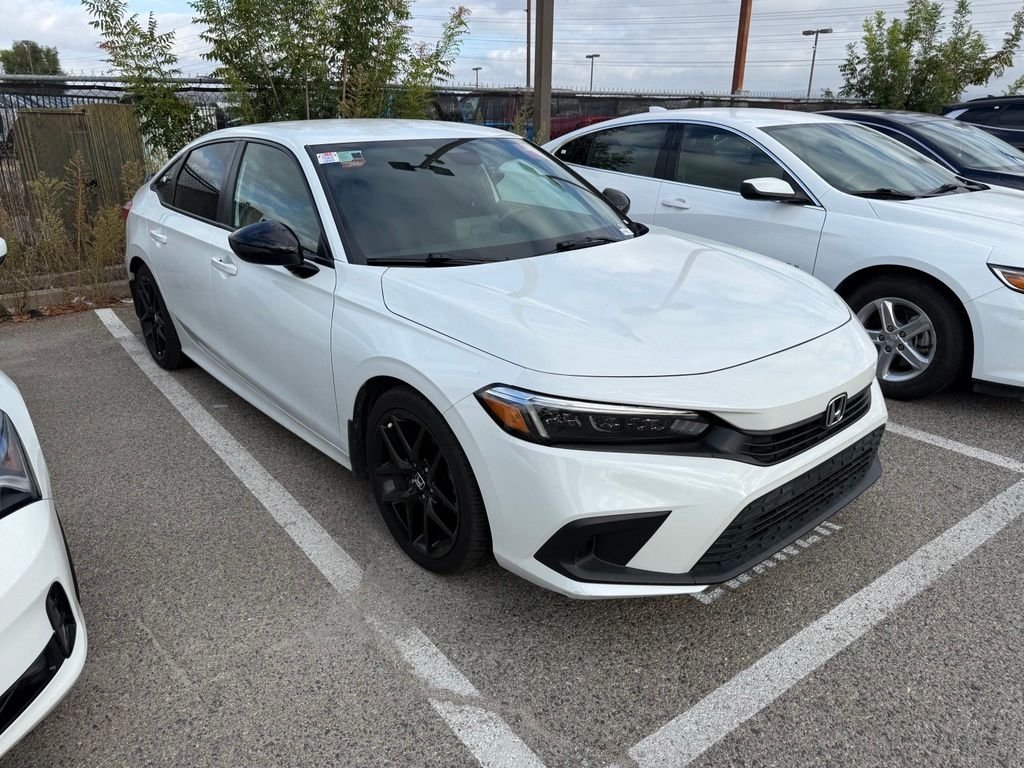 Used 2022 Platinum White Pearl Honda Sport image 3