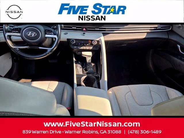 Used 2023 Blue Hyundai Limited image 8