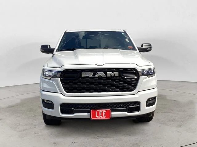New 2026 Bright White Clearcoat Ram BIG HORN CREW CAB 4X4 5