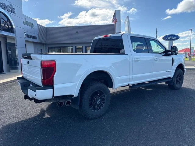 Used 2022 White Metallic Ford Lariat image 7