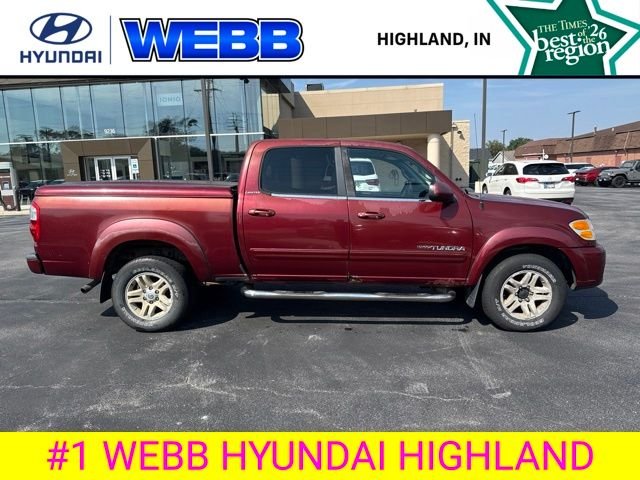 Used 2004 Toyota Tundra Limited with VIN 5TBDT48104S455262 for sale in Highland, IN