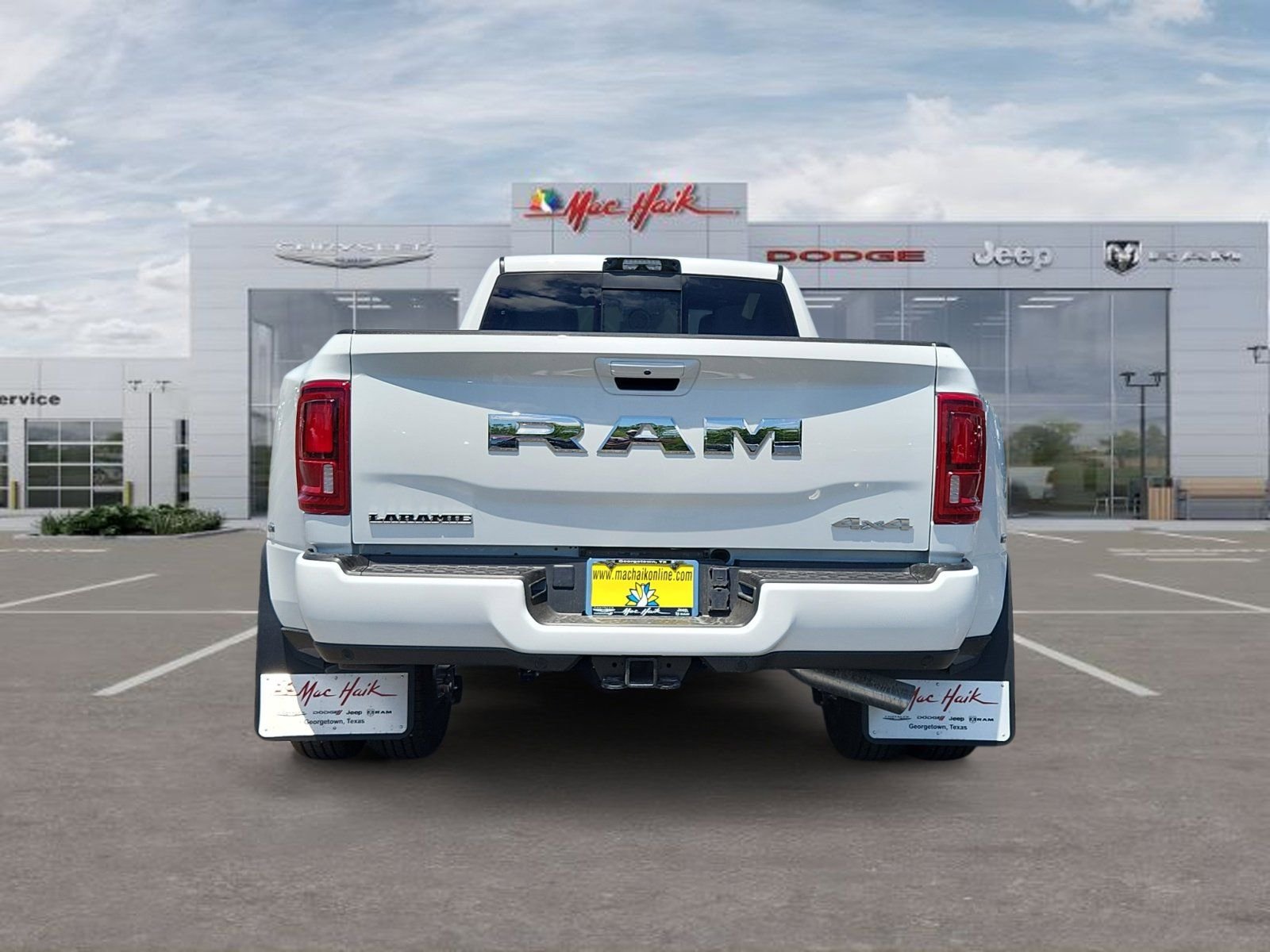 New 2026 Bright White Clear-Coat Exterior Paint RAM Laramie image 4