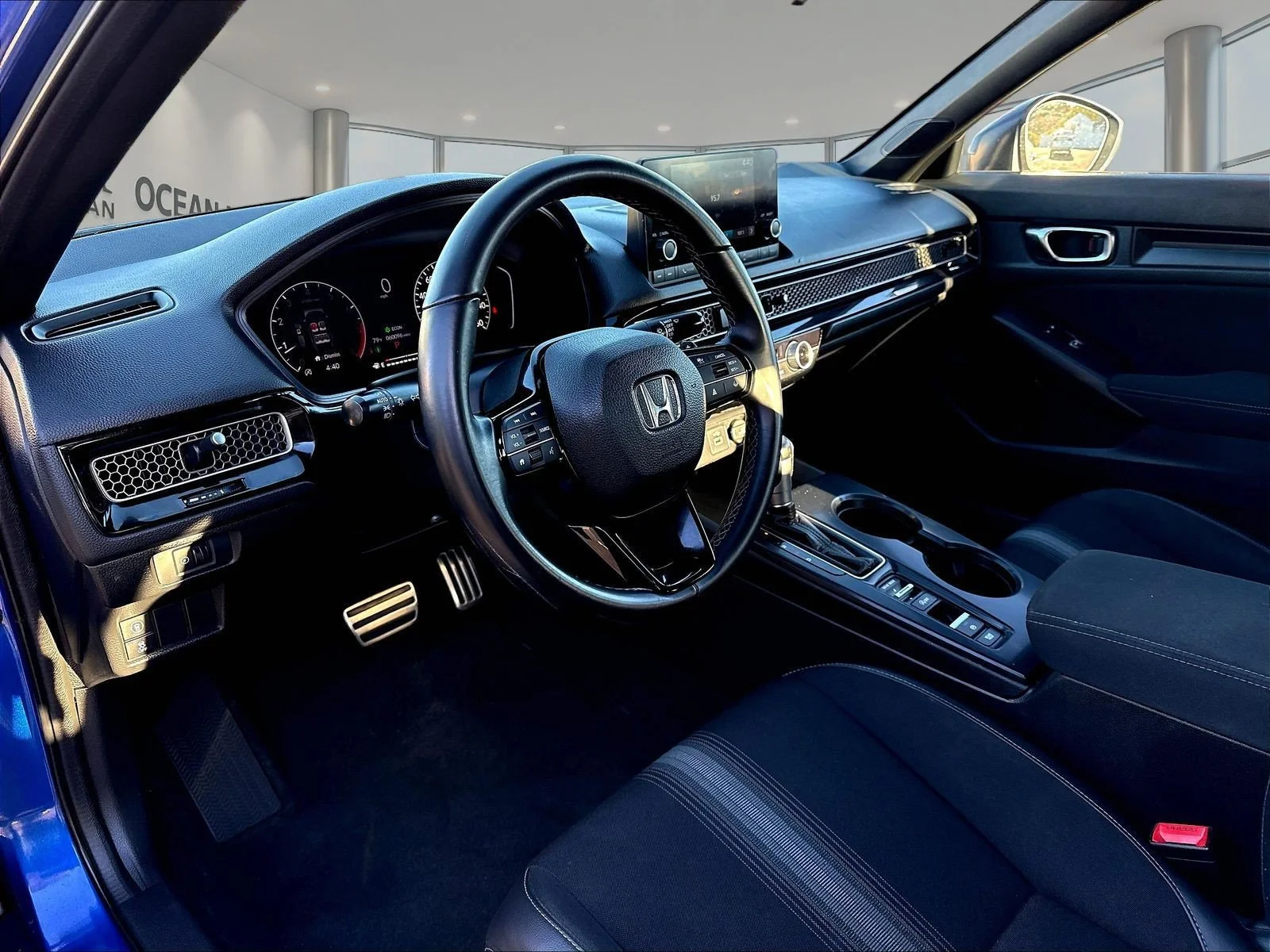 Used 2022 Aegean Blue Metallic Honda Sport image 20