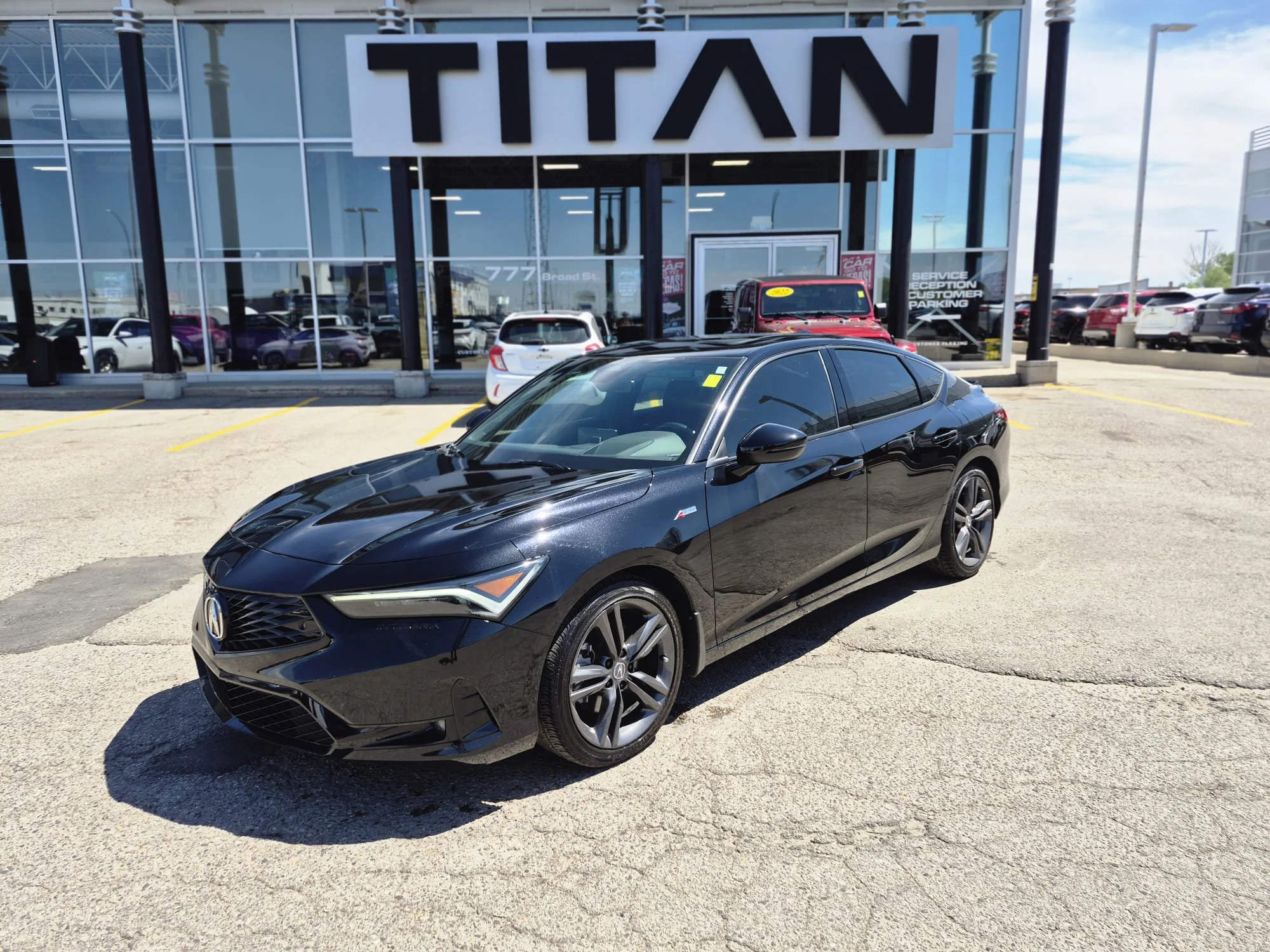 Certified Used 2025 Majestic Black Pearl Acura Elite A-Spec*Adaptive Cruise | Remote Start | Nav | Head Up Display | Htd Suede Seats | Sunroof image 2