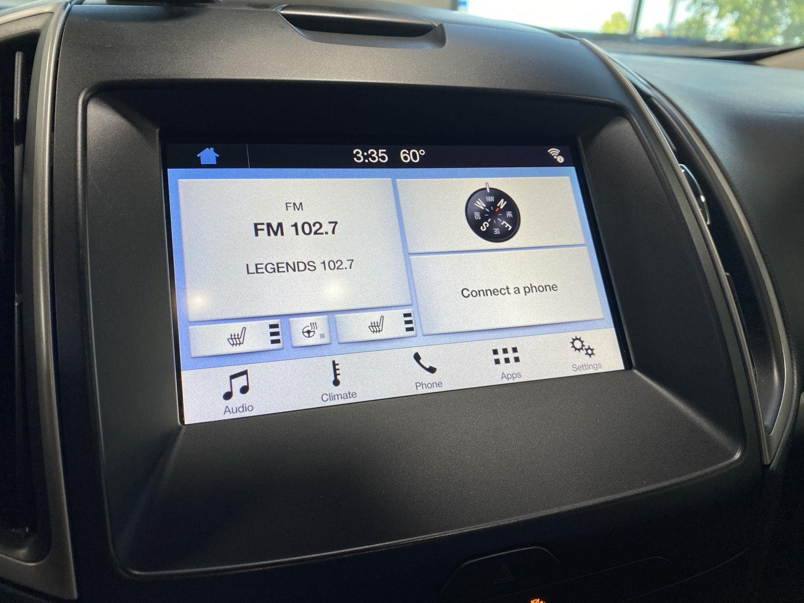 Used 2019 White Platinum Metallic Tri-Coat Ford SEL image 23