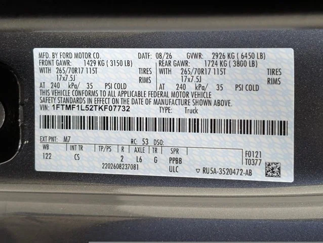 New 2026 Carbonized Gray Metallic Ford XL image 53