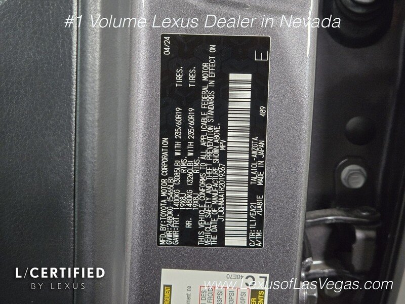 Certified Used 2024 Cloudburst Gray Lexus PREMIUM FWD image 31