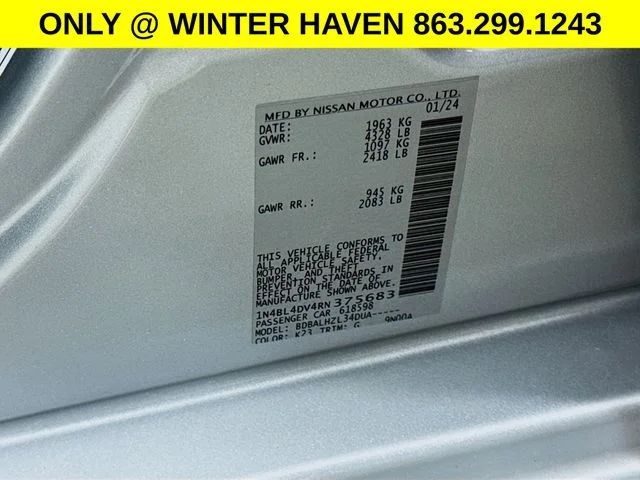 Certified Used 2024 Silver Nissan 2.5 SV image 30