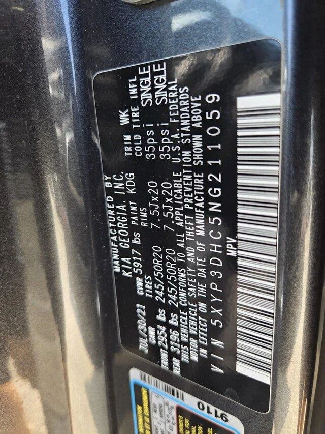 Used 2022 Gravity Grey Kia EX image 37