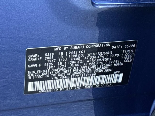 Used 2026  Subaru Touring Hybrid image 30