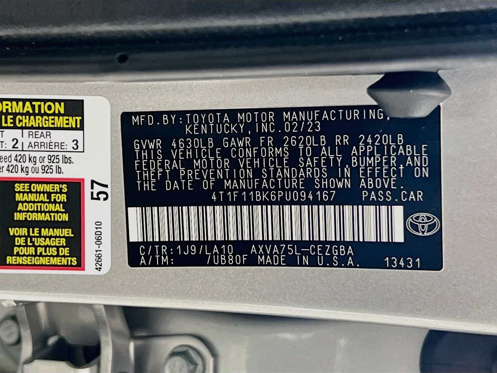Used 2023 Celestial Silver Metallic Toyota XLE image 34