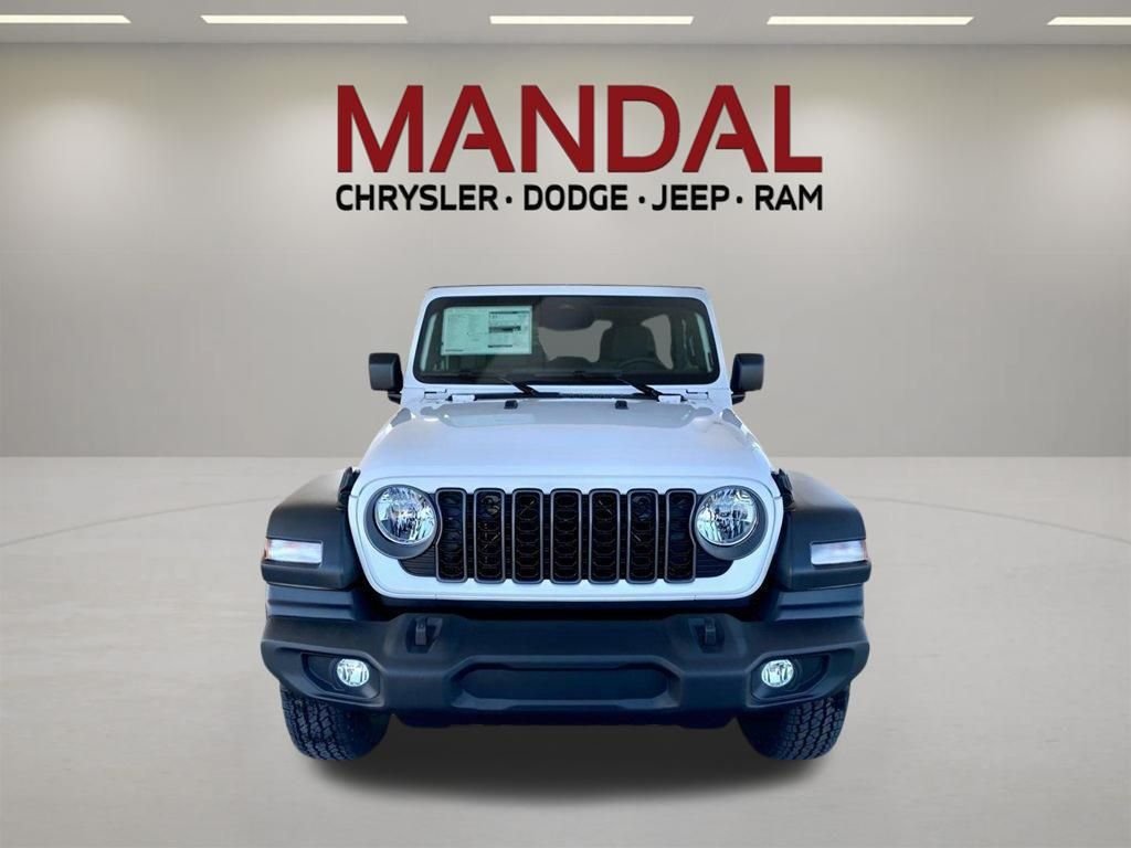 New 2026 Bright White Clear-Coat Exterior Paint Jeep Sport S image 3