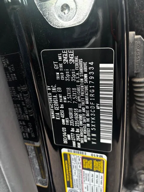 Used 2024 Black Kia EX image 14