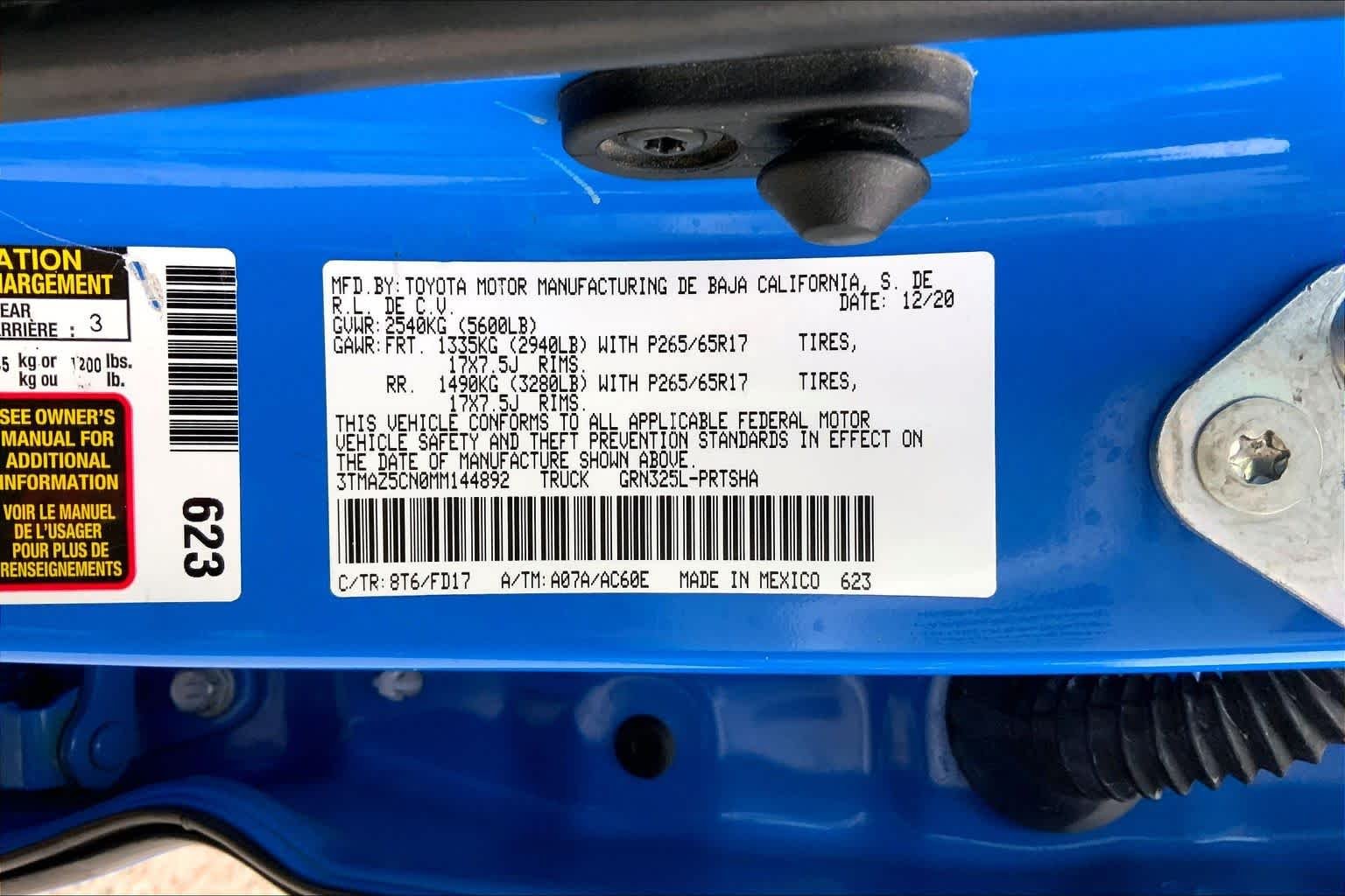 Used 2021 Voodoo Blue Toyota TRD Sport image 31