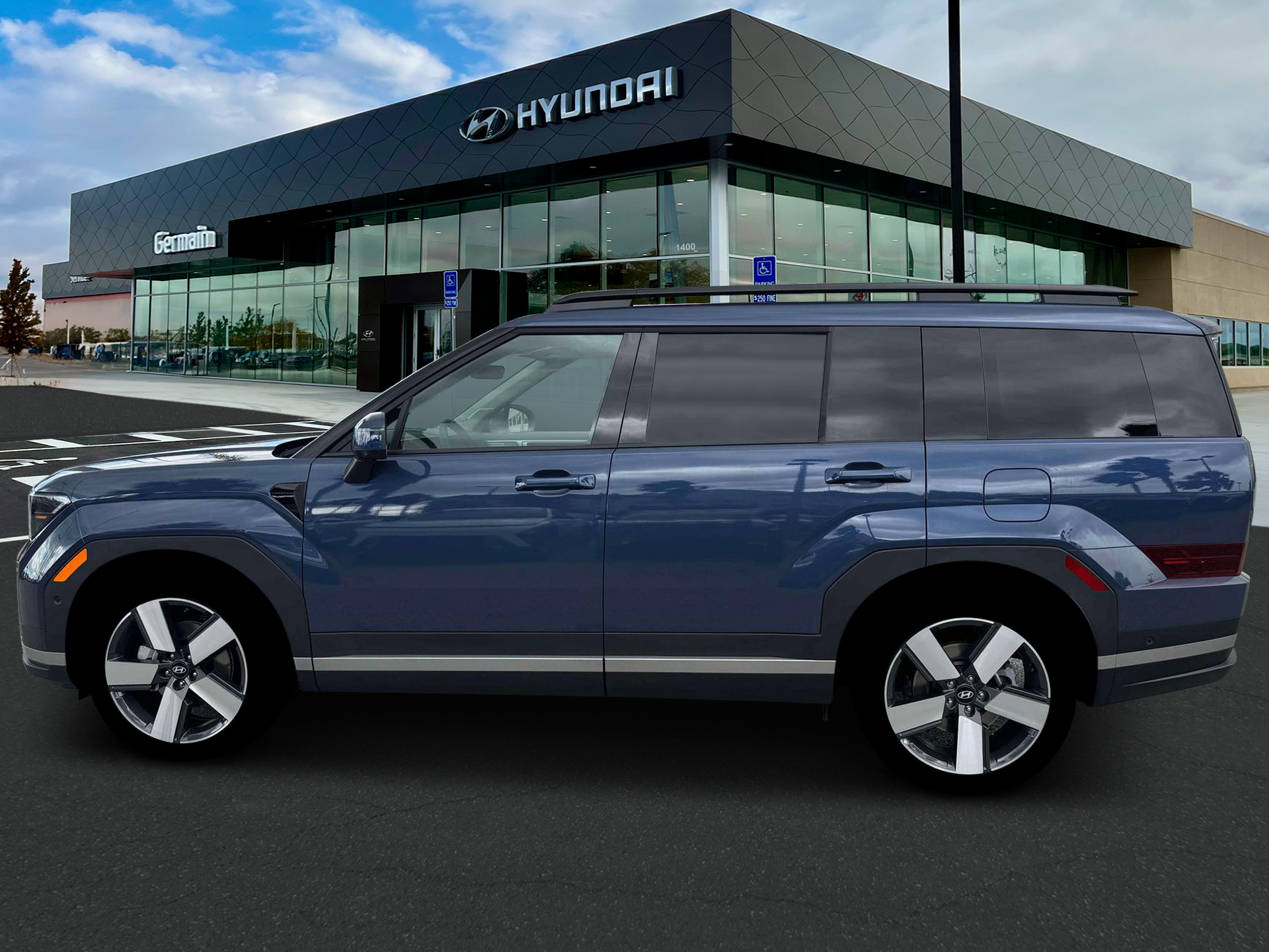 New 2026 Atlantis Blue Hyundai Limited AWD image 3