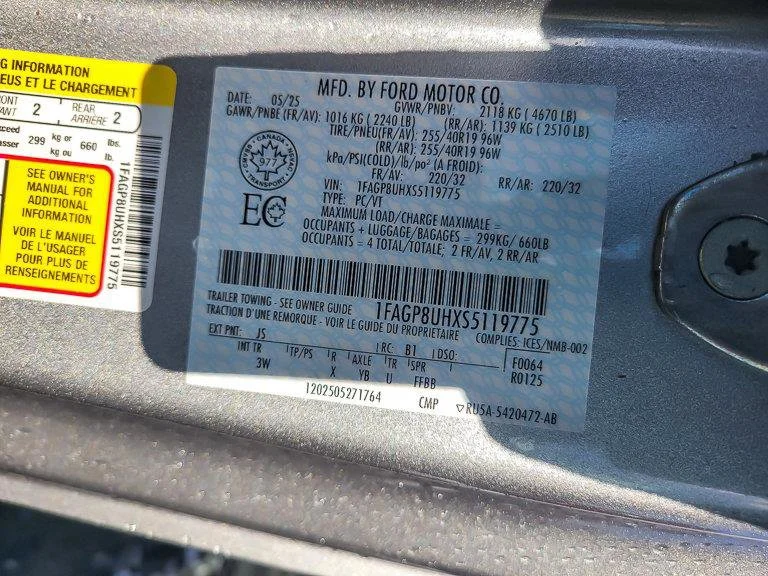 Used 2025 Iconic Silver Metallic Ford EcoBoost Premium image 35