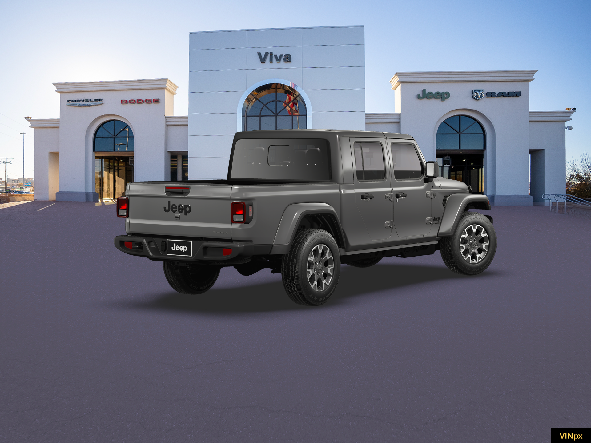 New 2026 Granite Crystal Metallic Clear-Coat Exterior Paint Jeep Sahara image 7