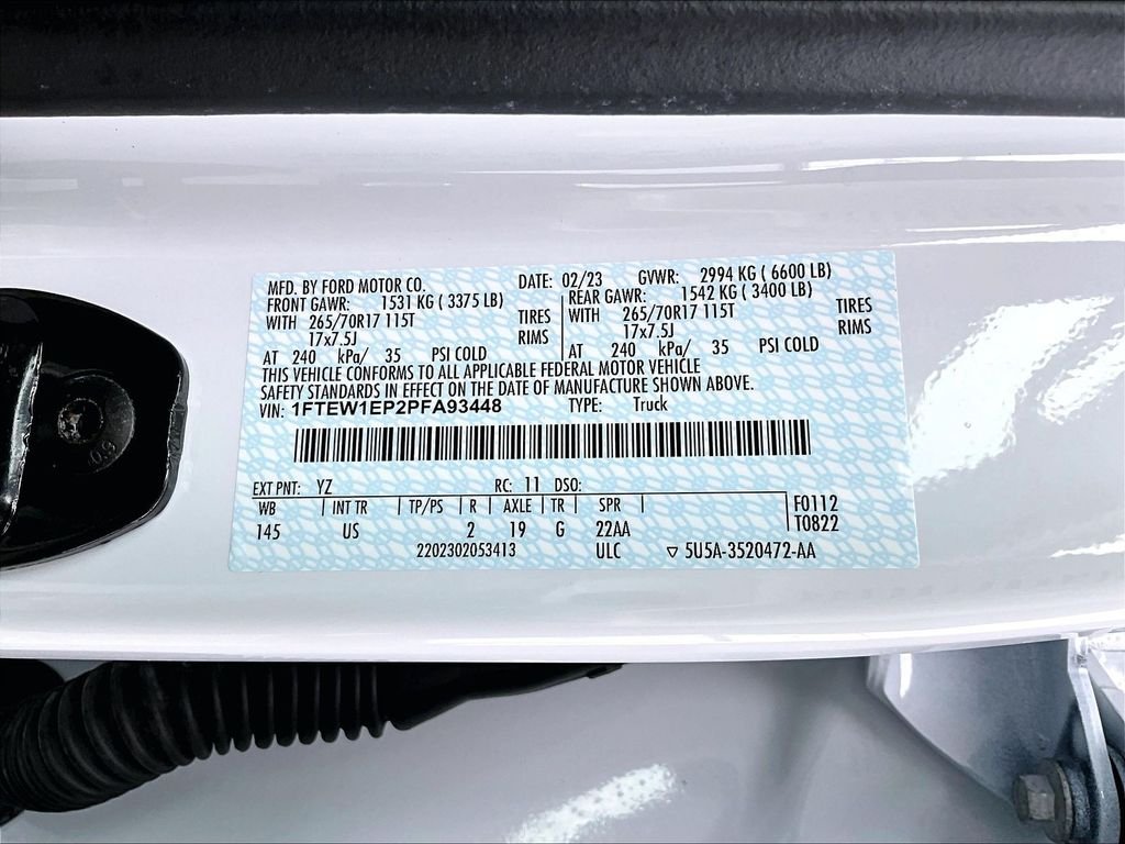 Used 2023 Oxford White Ford XLT image 34