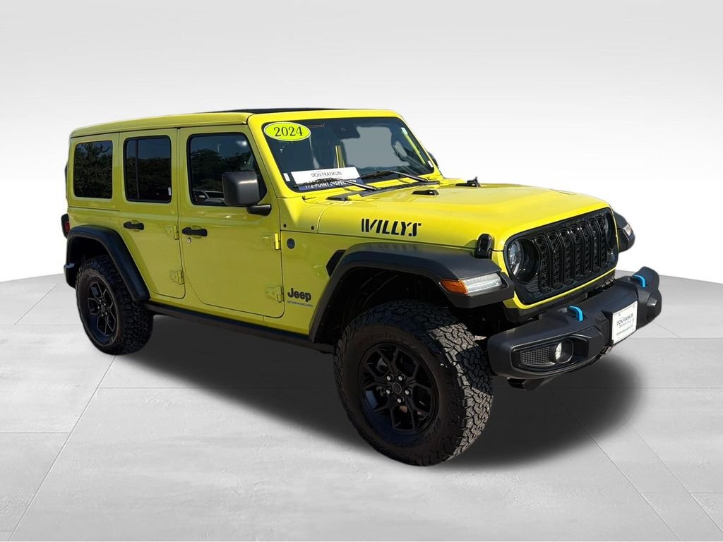 Used 2024 Yellow Jeep Willys 4xe image 7