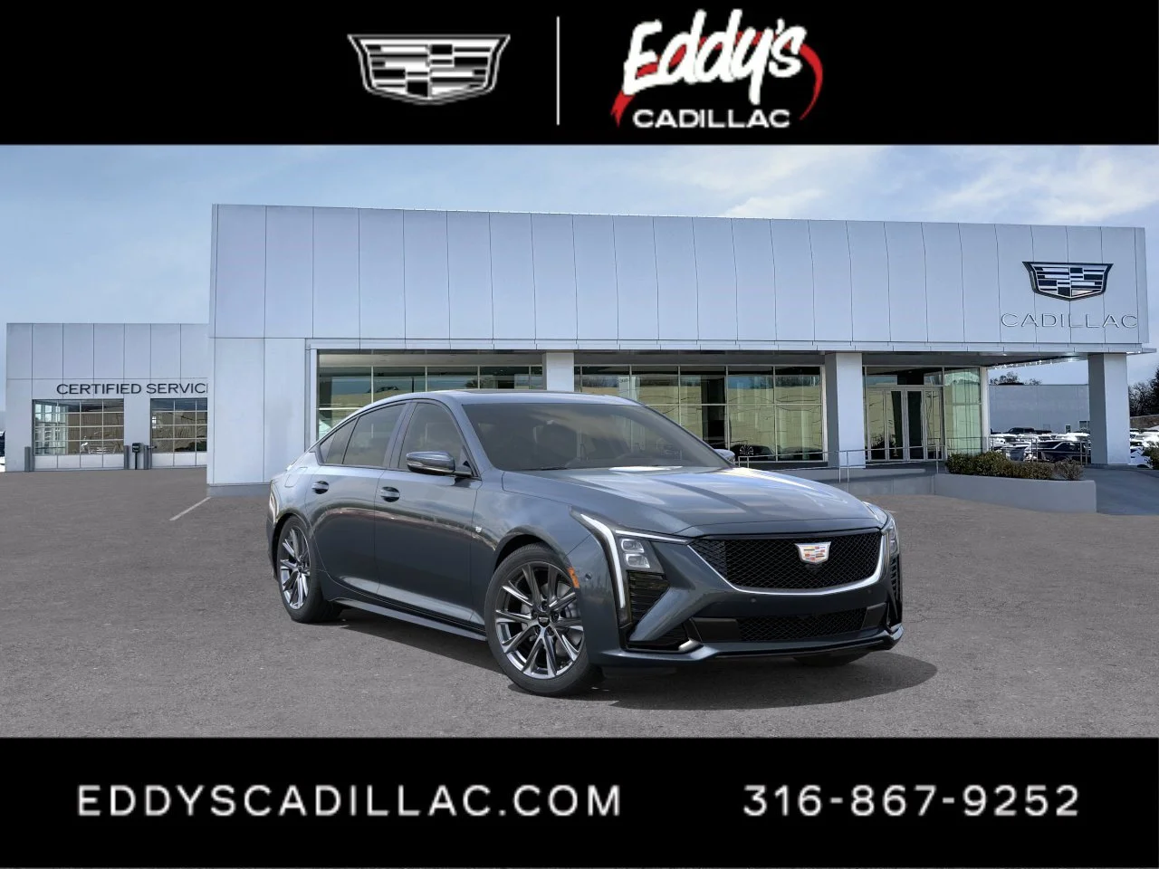 New 2026 Deep Space Metallic Cadillac Sport image 1