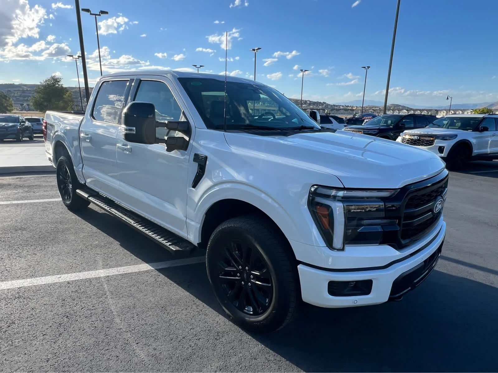 New 2026 Star White Metallic Tri-Coat Ford Lariat® image 5