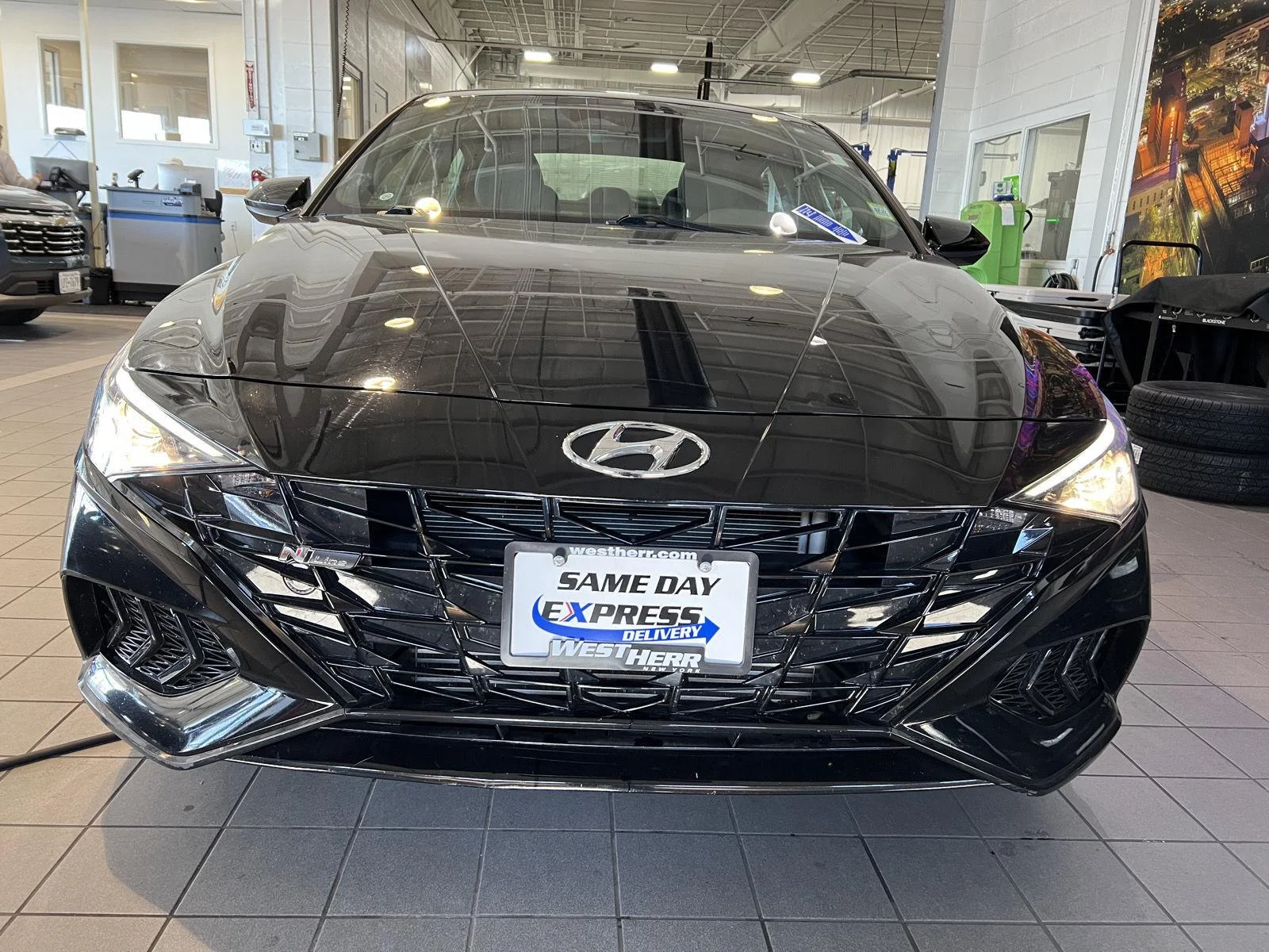 Used 2023 Onyx Black Hyundai N Line image 2