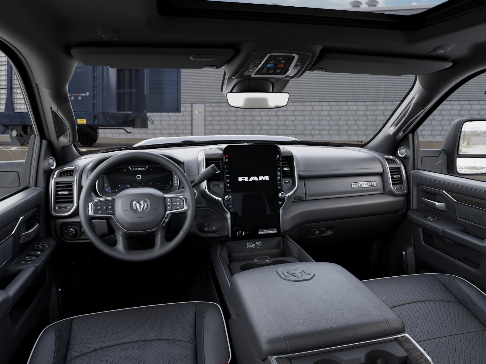 New 2027 Ceramic Gray Clearcoat RAM Laramie image 8