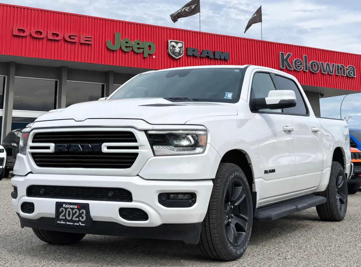 Used 2023 White RAM Sport 4x4 Crew Cab 5