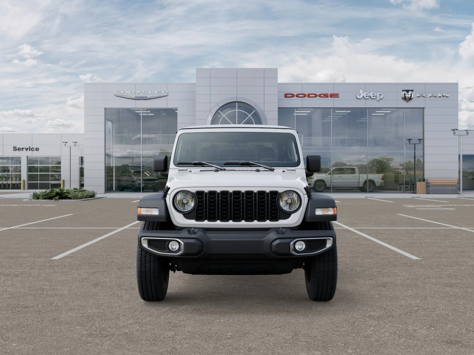 New 2027 Bright White Clearcoat Jeep Sport S image 32