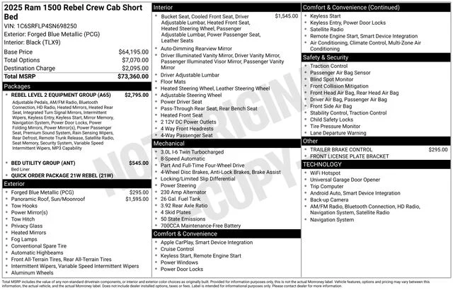 Used 2025 Blue Ram Rebel image 9