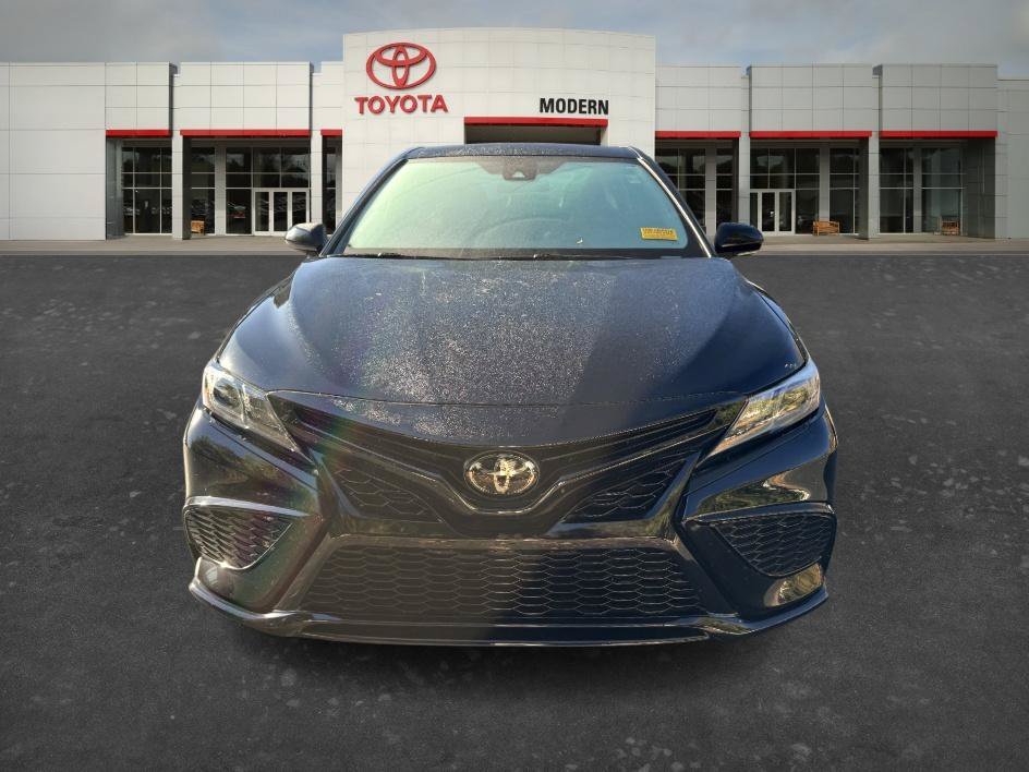 Used 2023 Midnight Black Metallic Toyota SE image 2
