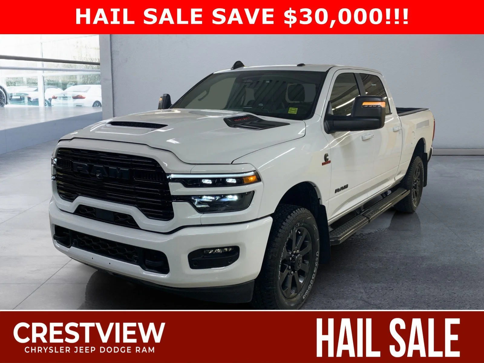 New 2026 Bright White Ram Laramie image 1