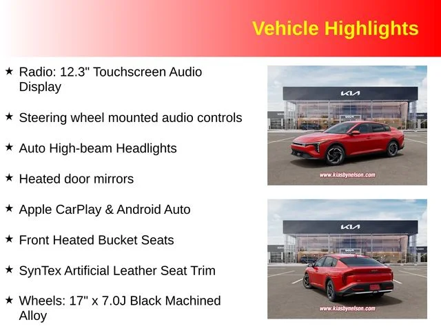 New 2026 Red Kia EX image 3