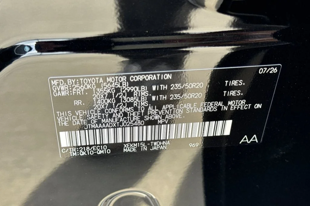 New 2026 Midnight Black Metallic Toyota  XSE image 34