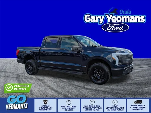Certified Used 2025 Antimatter Blue Metallic Ford XLT image 1
