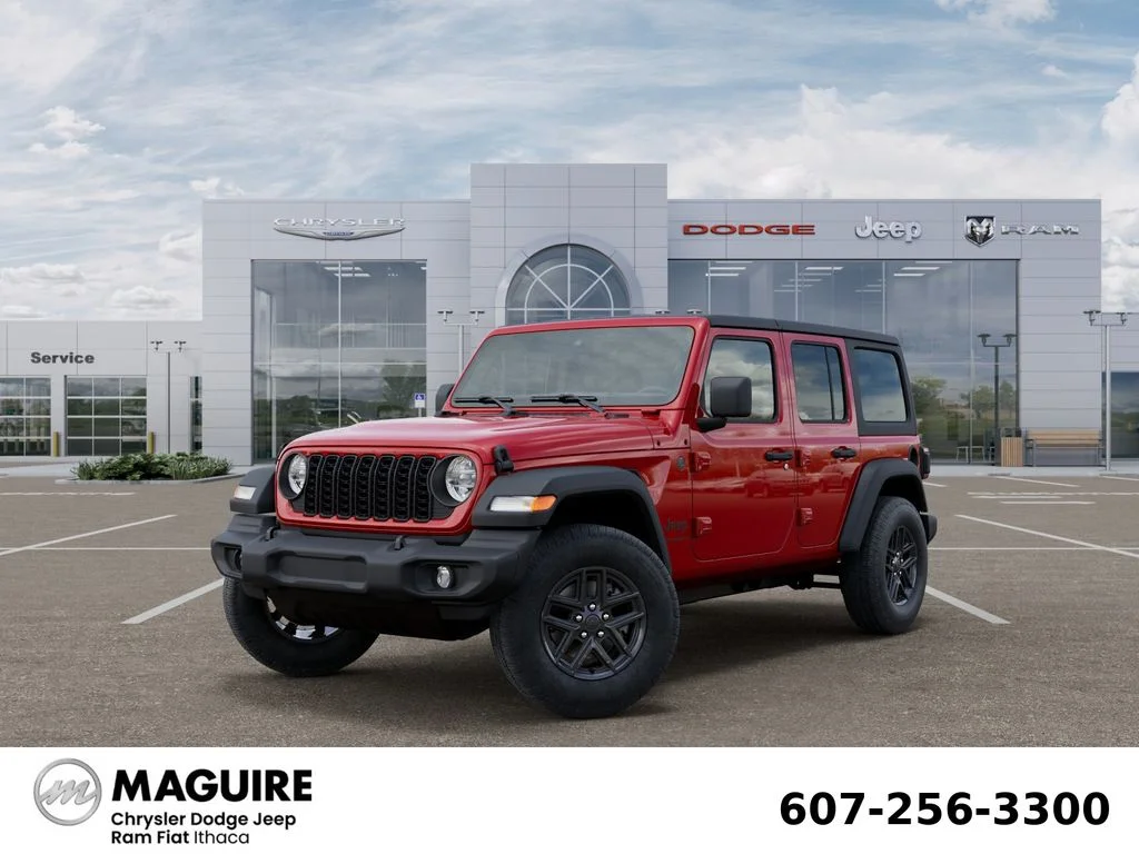 New 2026 Firecracker Red Clear-Coat Exterior Paint Jeep Sport S image 1