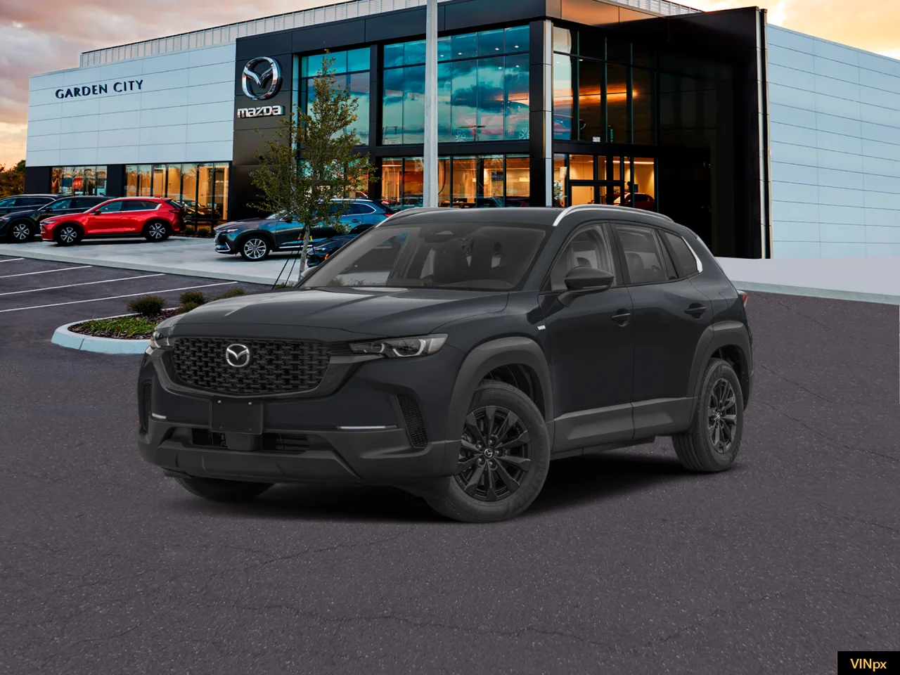 New 2026 jet black mica Mazda Preferred image 1