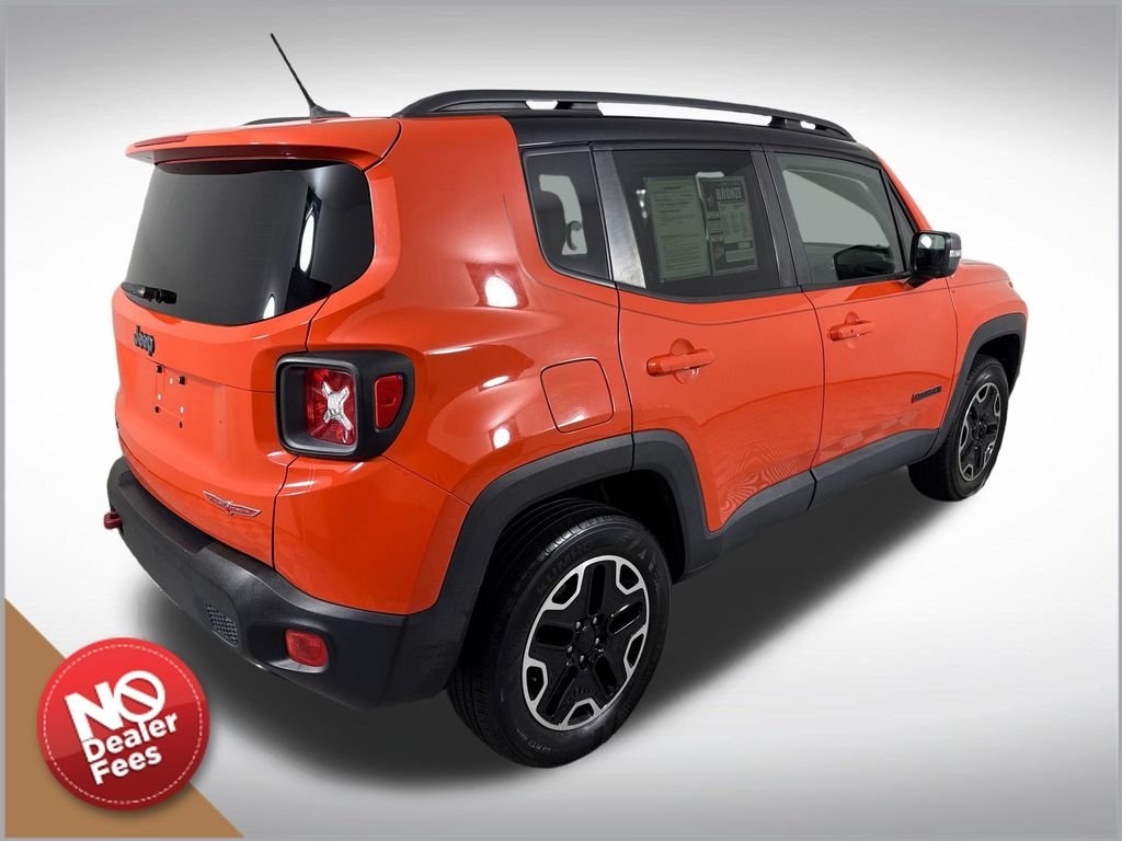 Used 2016 Orange Jeep Trailhawk image 3