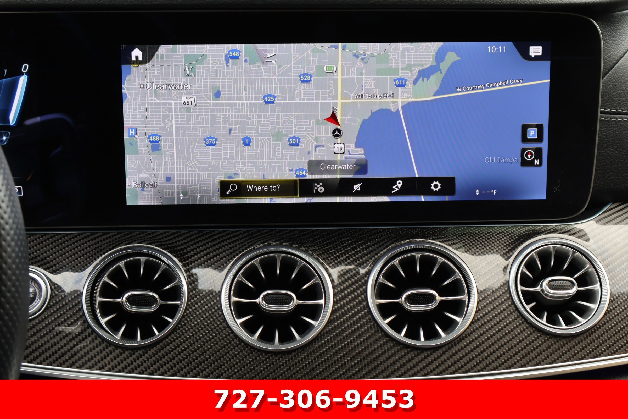 Certified Used 2022 Jupiter Red Mercedes-Benz AMG® GT 53 image 3
