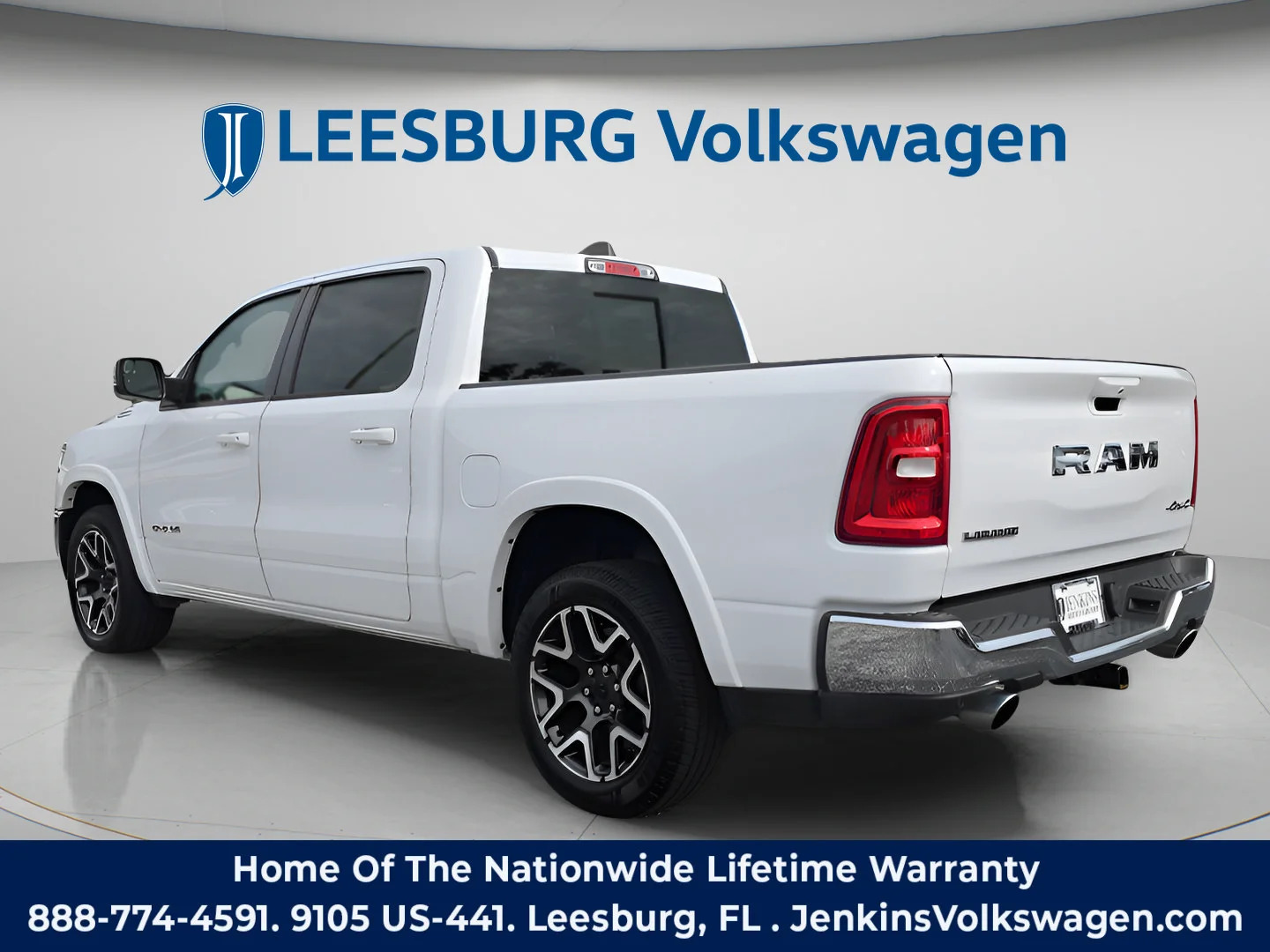 Used 2025 Bright White Clearcoat Ram Laramie image 7