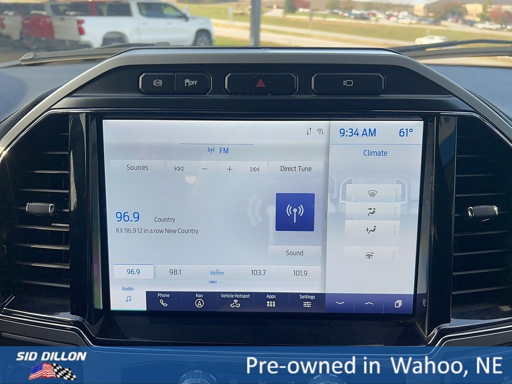 Used 2022 Carbonized Gray Metallic Ford LARIAT image 14