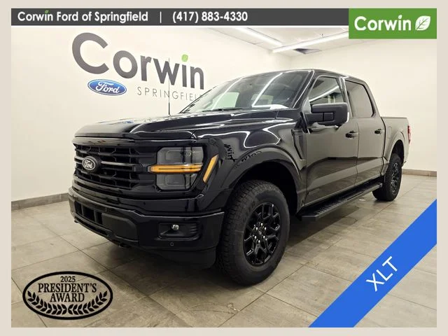 New 2026 Agate Black Metallic Ford XLT image 1