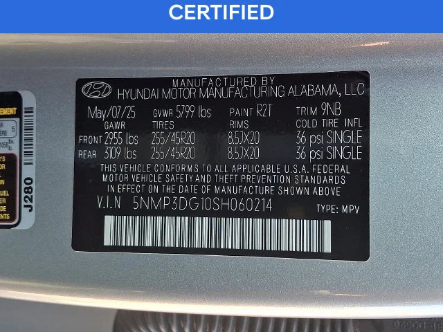 Used 2025 Silver Hyundai Limited image 28