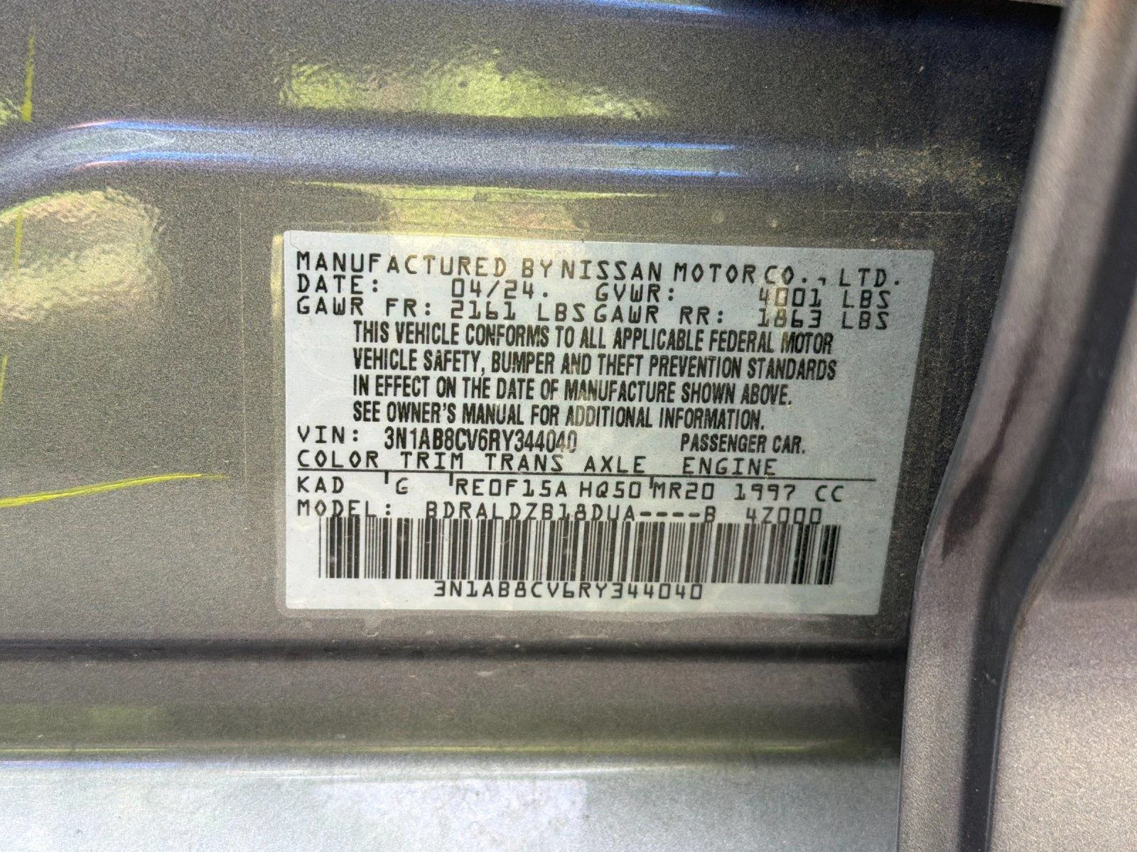 Used 2024 Gun Metallic Nissan SV image 12