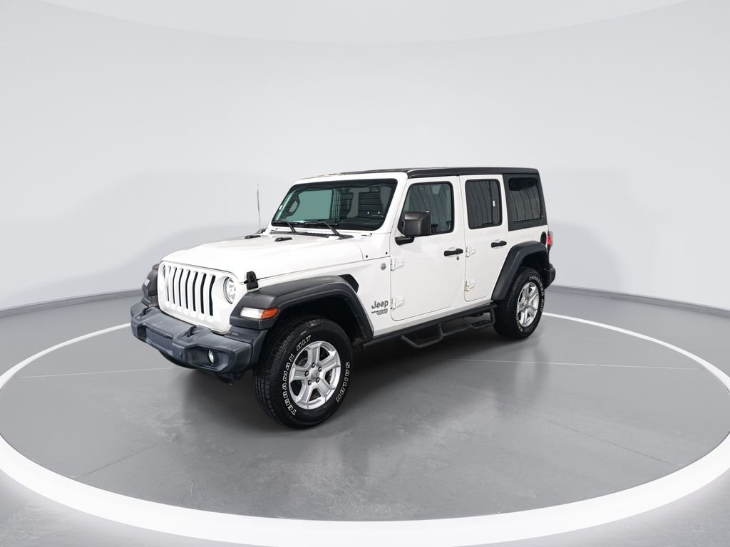 Used 2020 White Jeep Unlimited Sport S image 4
