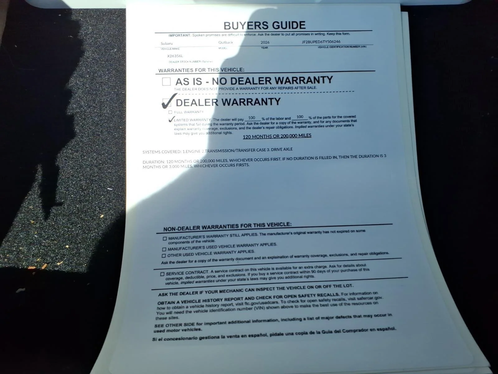 Certified Used 2026 Crystal White Pearl Subaru Touring image 35