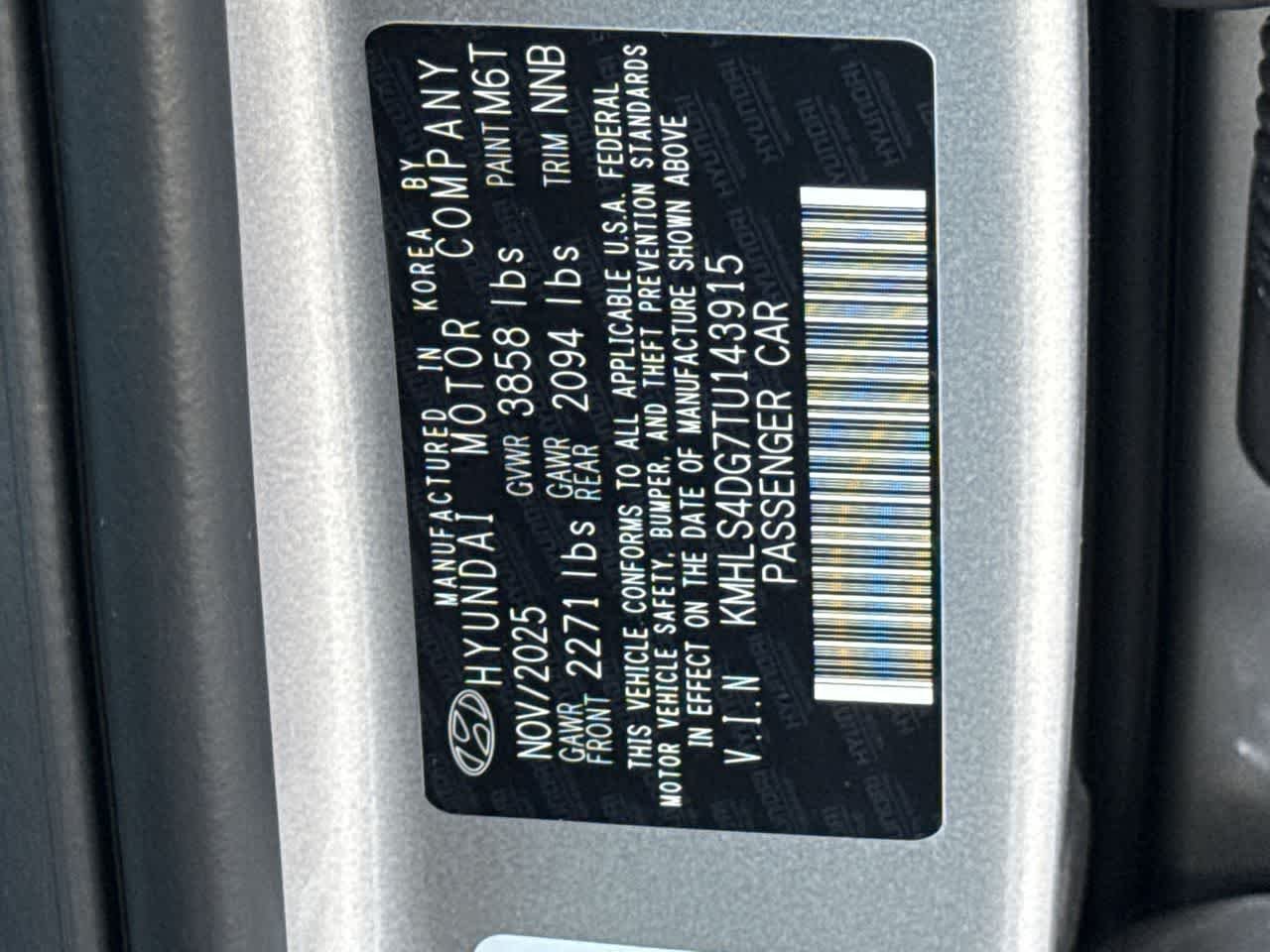 New 2026 Fluid Metal Hyundai SEL Sport image 29